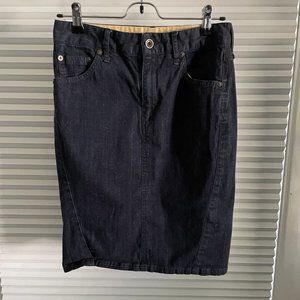 Rag & Bone Blue Denim Pencil Skirt